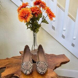 Ann Taylor Snakeskin Patterned Heels